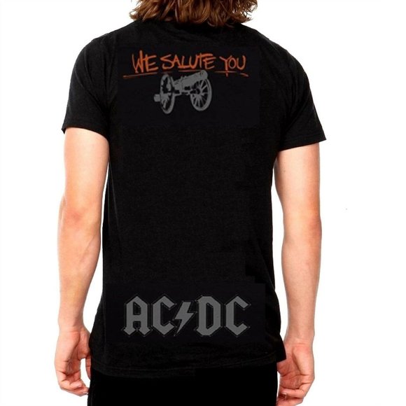 AC/DC For Those About to Rock Liquid Blue metal rock Official T-Shirt S NWT - Picture 5 of 5
